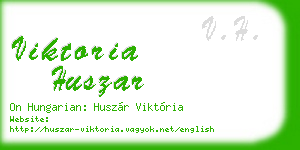 viktoria huszar business card