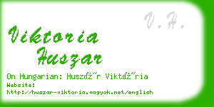 viktoria huszar business card